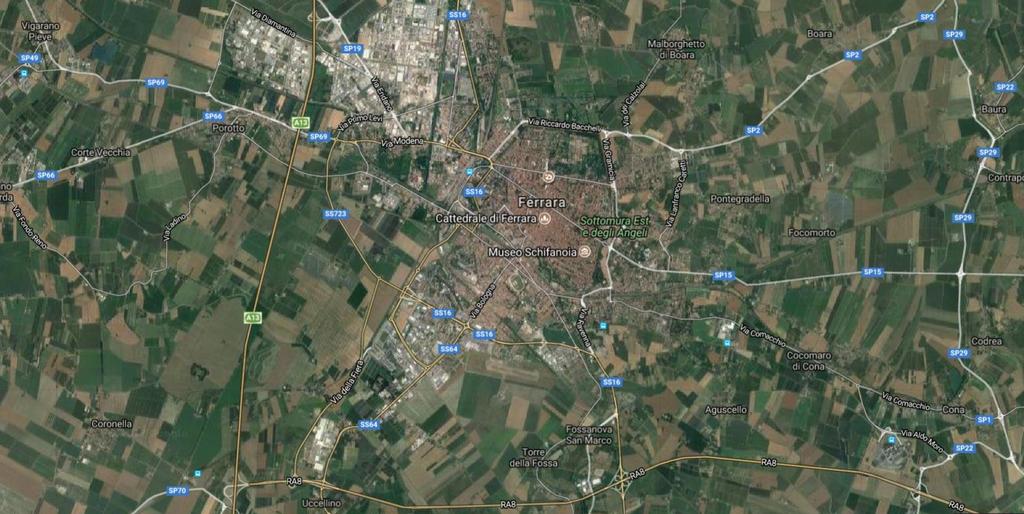 IL POLO FIERISTICO DI FERRARA - Esperienza del terremoto 2012 Momento di valorizzazione - Posizione Geografica Strategica per la logistica in caso di emergenza