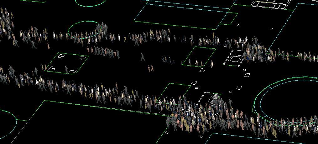 APPROFONDIMENTI SULL AFFOLLAMENTO RISPOSTA DEI VISITATORI ALL ESODO NOME MODELLO esodo A1-5006 persone esodo A2-5006