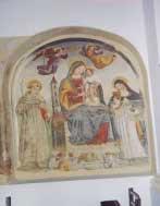 Francesco di Giovanni De Gregorio, detto il Pietrafesa e di Girolamo Todisco, da non escludere la possibilità di una loro collaborazione. Annessa al monastero è la grande figura.