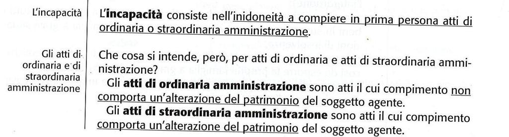 Il minore, in quanto incapace è sottoposto alla