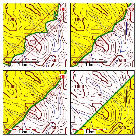 Immerge di 30 verso SE 1. Immerge di 52 verso SE 2.