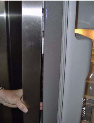 i passaggi per sostituire quella del frigorifero sono simili.