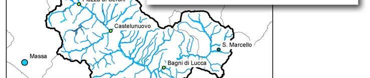 bacino del Serchio si estende l area del lago di Massaciuccoli, chiusa tra i monti dell Oltreserchio lucchese