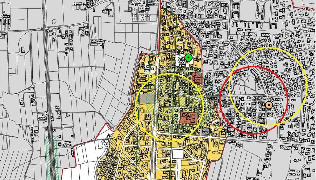 Figura 1 Area di ricerca H3G (cerchio in