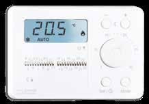 È ideale per regolare la temperatura di casa o ufficio, attraverso le due manopole che gestiscono la temperatura comfort o ridotta, perfette per la regolazione di temperature diverse per giorno e