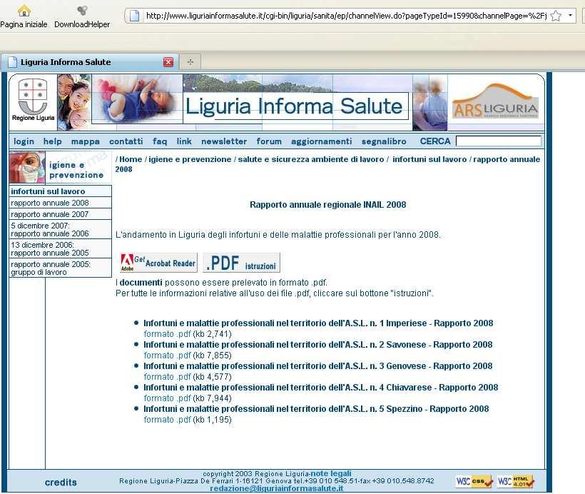 I report così realizzati sono anche accesbili e
