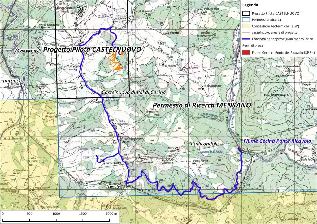 1. INTRODUZIONE La presente relazione costituisce l elaborato tecnico relativo al progetto definitivo della condotta temporanea per l approvvigionamento idrico necessario per la realizzazione dell