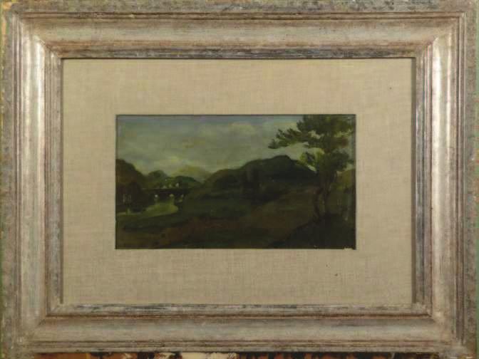 tela, firmato datato 1947, 30 x 46 cm. Inv.