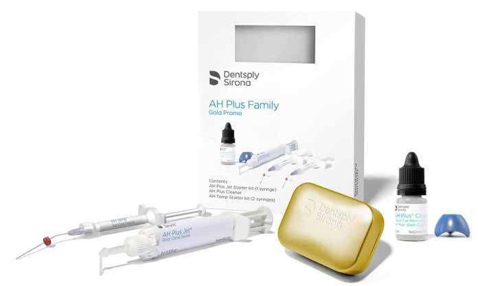 AH Plus Family kit Grazie al successo commerciale di AH Plus: il sigillante endodontico più studiato e provato del mercato é disponibile da oggi il nuovo kit che permette di provare tutta la gamma