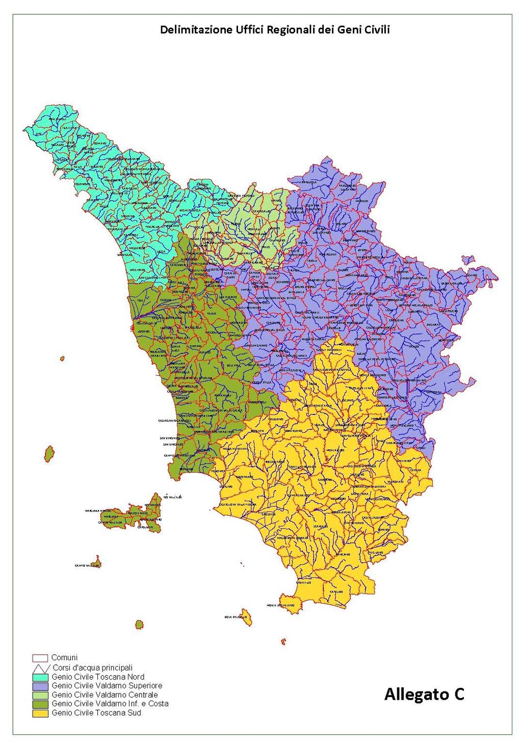 Territorialità dei GENI CIVILI Toscana Nord Valdarno