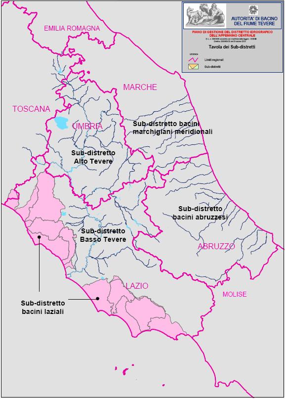 Subdistretto dei Bacini Laziali (Lazio, Toscana) Piano di Gestione del Distretto (PGD)- Relazione Generale Edizione del 30 giugno 2009 riferimenti: Parte II Capitolo VI - le criticità del PRTA 2
