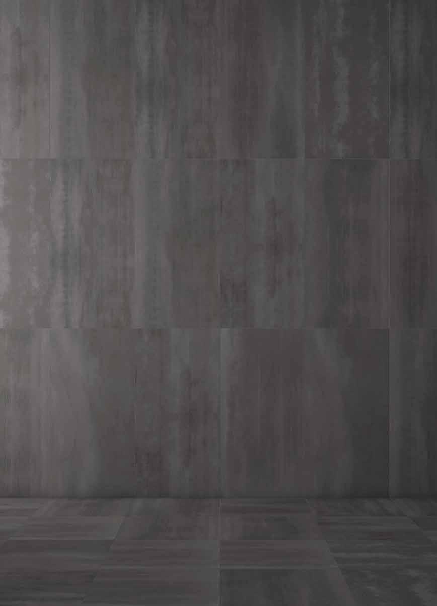 Edge Dark: the performances of porcelain stoneware blend with the effects of traditionally