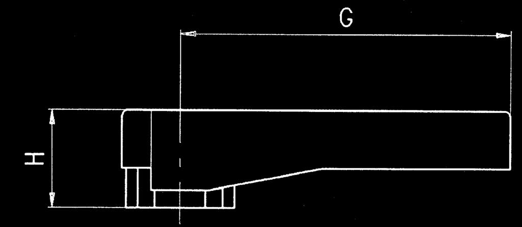 Maniglia LUNG STNDRD per Valvola da 3/4 STNDRD LONG andle for Valve 3/4 Prolunga albero di comando / Spindle Extension Tutti i modelli di valvola a