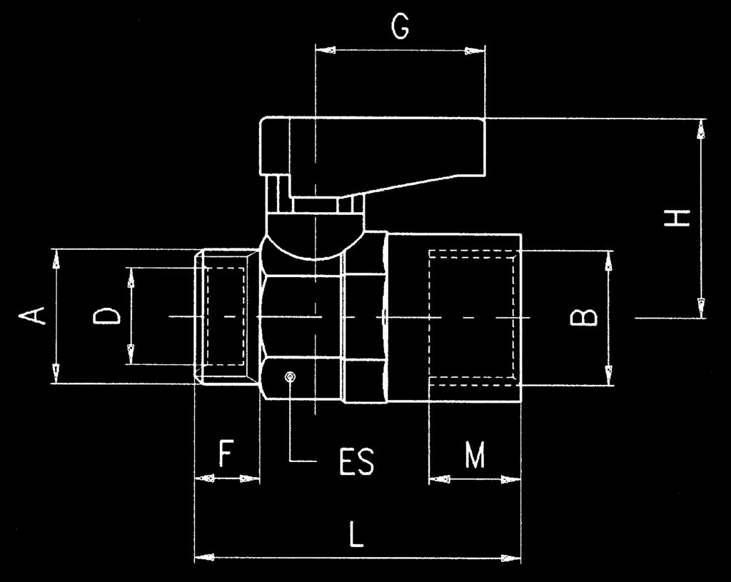 0632000003 0632000004 0632000005 0632000066 B DN ES D F M L G 1/8 1/8 5.5 14-15 6.2 7 7.4 34.5 19 21 25 1/4 1/8 5.5 14-15 8.2 8 7.4 35.5 19 21 25 1/4 1/4 5.5 14-15 8.2 8 11 38 19 21 25 3/8 3/8 8 18-19 10.