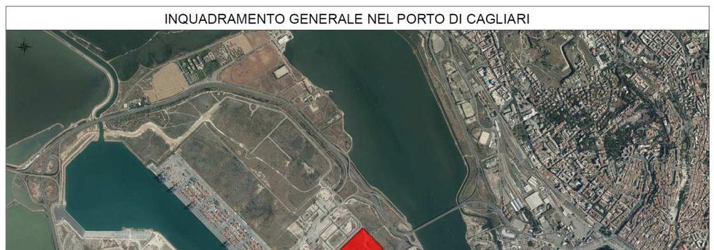 Pag. 86 di 87 Figura 29 - Inquadramento generale nel Porto Canale di Cagliari La realizzazione del