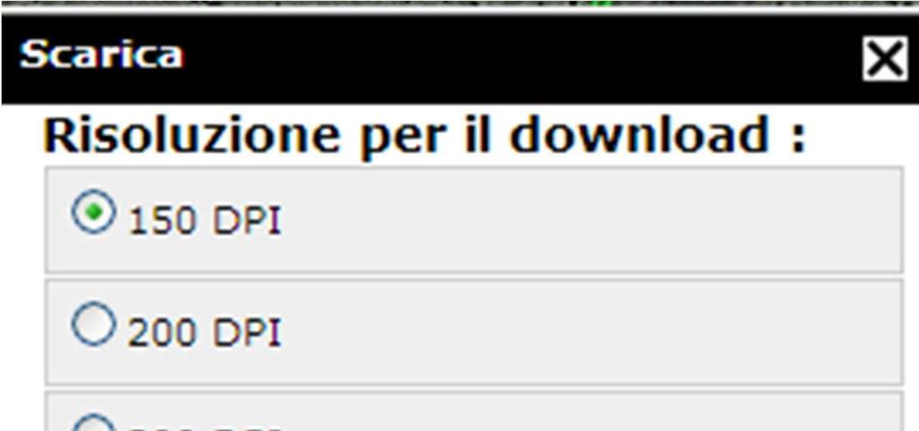DPI. Stampa E' possibile stampare il