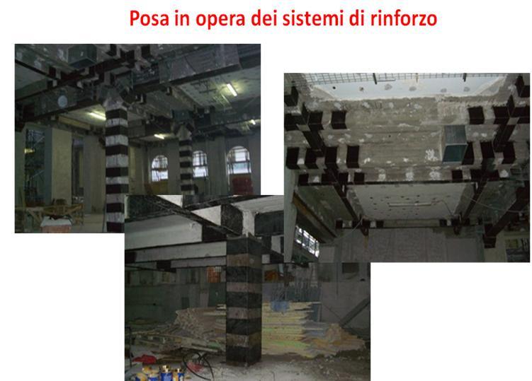 2) Materiali compositi in edilizia Vantaggi e Scelte Progettuali; Scelta e progettazione del materiale e del rinforzo, principi generali di intervento con FRP - SRG, obiettivi della progettazione,