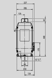 159 Passafilo porta ø 27 Motore a induzione 1,5 KW 4P/2, 2kW 2P motore con riduttore