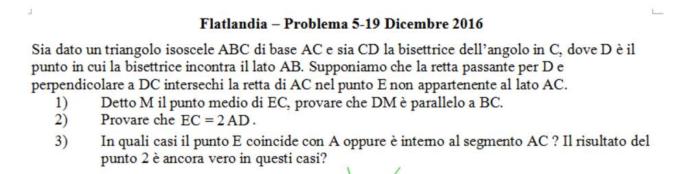 3)Carola Cambielli, 2T Liceo Scientifico Scienze Applicate Cesaris Casalpusterlengo (LO) DIMOSTRAZIONE PRIMO PUNTO Considero il triangolo EDC.