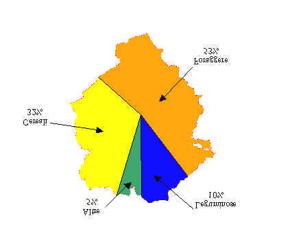 TAV.3 - DISTRIBUZIONE COLTURALE PER SEMINATIVI PROVINCIA DI BIELLA - ANNO 2000 Leguminose ha 2.710 10,3% Foraggere ha 14.084 53,3% Cereali ha 8.