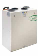 efficienza, alluminio By-pass TOTALE automatico NOTA: MICRO-V NON è nella lista CasaClima Elettronici EC plug fans ad alta efficienza Post trattamento ad acqua calda o fredda (a canale) PRE (interno)