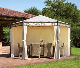 AC 032) vendute separatamente Gazebo rettangolare 3 x 4 m Struttura palo triangolare 130 x 100 x 100 mm in