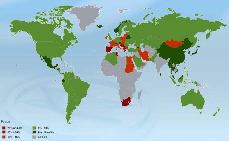 Il tasso di disoccupazione Anno 2013 La disoccupazione resta uno dei problemi fondamentali dell'unione Europea e in particolare del nostro Paese.