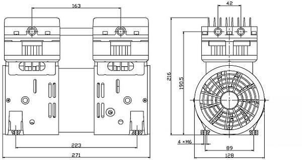 TIPO EVPP-D07 TIPO EVPP-D07 Portata Nominale l/m 68,3 135 Vuoto/Pressione max.