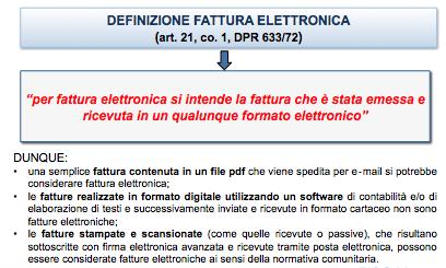 La fattura PA è caratterizzata da: - un formato XML (extensible Markup Language): l unico accettato dal Sistema di Interscambio; - l'autenticità dell'origine e l'integrità del