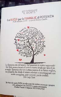 20 20 settembre ottobre Pag 35 III POTENZA È LA XVIII EDIZIONE DEL VOLUMETTO SU INIZIATIVA DI ROCCO CASELLA Torna la guida per le famiglie del centro di solidarietà «Il Ponte» l P OT E N Z A.