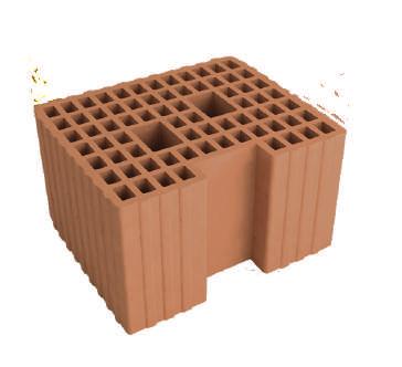 I blocchi per muratura armata devono avere conformazione geometrica che consenta di ottenere dei vani, per l'inserimento delle barre di armatura verticali, di forma tale che vi si possa