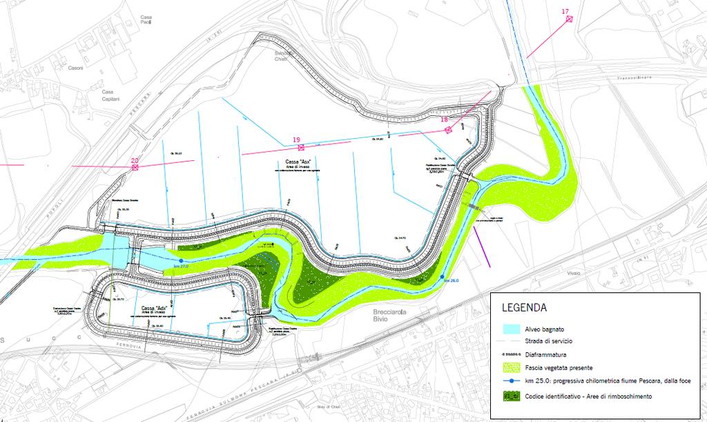 Casse «A»: Comuni di Chieti e Cepagatti Asx Volume: 1 370 000m³