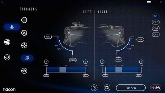 3/ Modalità 2: PS4 avanzata (tramite companion app per PC/Mac) Per selezionare la modalità PS4 avanzata, spostare l'interruttore della modalità in posizione 2.
