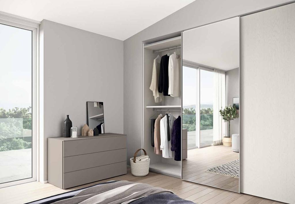 ARRANGEMENTS B1 bedrooms E KEY PRODUCT armadio ante scorrevoli sliding door wardrobe L W 302,5 cm