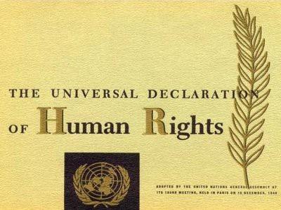 Dichiarazione Universale dei Diritti dell uomo La Dichiarazione universale dei diritti dell'uomo è un documento sui diritti individuali, firmato a Parigi il 10 dicembre 1948, la cui redazione fu