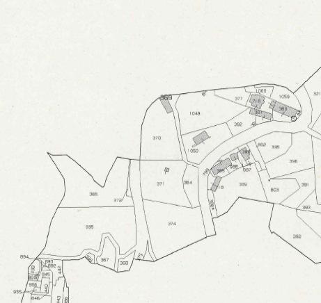 Stralcio di mappa catastale Si precisa che la consistenza deriva dall impianto meccanografico del 30/06/1987 e la cui scheda è allegata.
