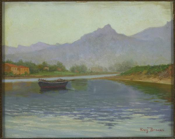 Paesaggio con fiume Bracco di Chiosi Ruggero Link risorsa: http://www.lombardiabeniculturali.