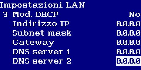 attraverso una comunicazione mediante rete LAN/WAN (utilizzando il modulo LAN800) Indirizzo L indirizzo IP della centrale operativa.