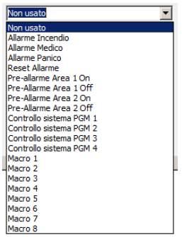 Nell esempio sopra riportato per effettuare un inserimento di tipo Perimetrale bisognerà digitare 3 volte il tasto fino a quando il led si colorerà di verde e confermare l inserimento dell impianto