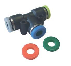 NNS RAPD SPCA ndustrial Automation Food & Beverages SPCA push-in fittings WCV copricolletto applicabile a pressione applicable sleeve COD ØA B