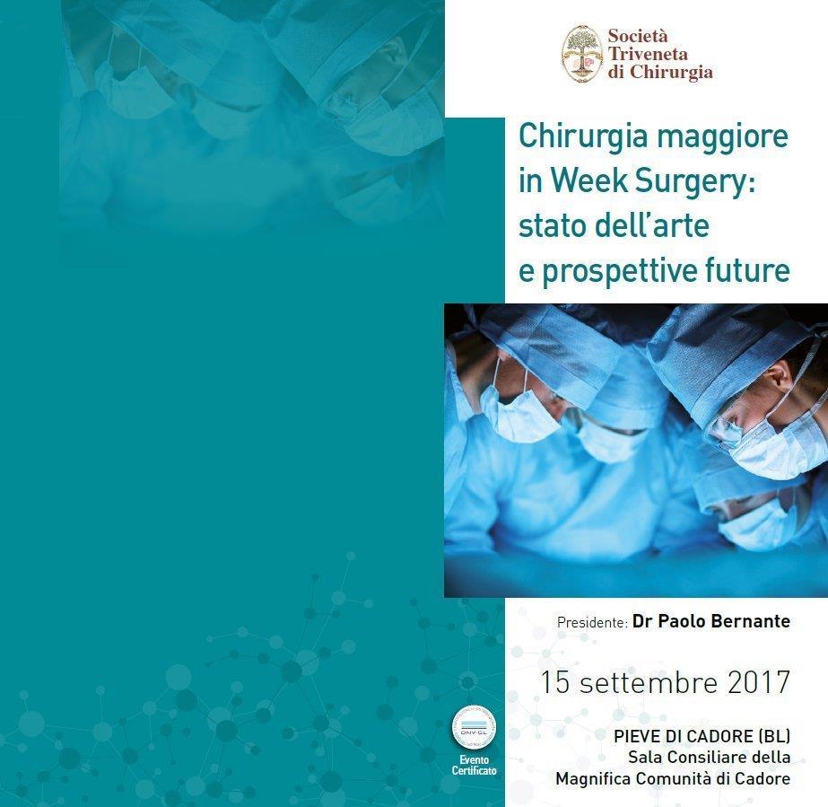 Chirurgia del Giunto Esofago-Gastrico in week surgery Mario Costantini Renato Salvador Dipartimento di Scienze