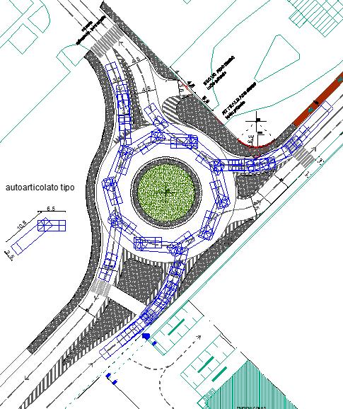 Figura 8: Rotatoria via dell agricoltura via della fiera