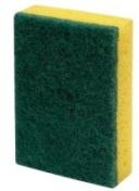 15x4 Spugna in poliuretano con abrasivo verde. Non utilizzare su superfici lucide o delicate.