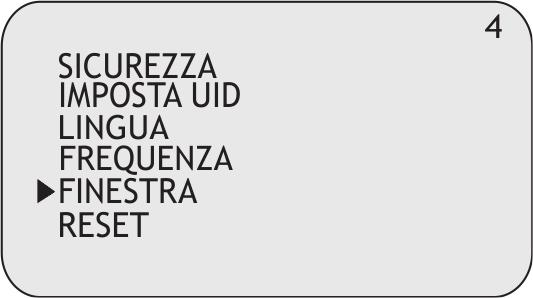 Tutti gli echi rilevati all interno della FINESTRA sono validi.