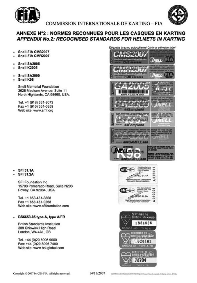 RNS Norme supplementari g) Caschi sprovvisti di etichetta di omologazione valida I conduttori devono curare che il loro casco rechi la relativa etichetta di omologazione.