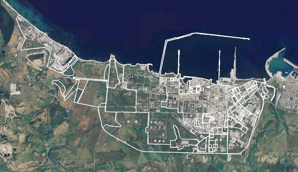 Figura 4.5-3: Inquadramento dei siti censiti all interno dell area industriale di Porto Torres Nel seguito l elenco dei principali siti censito all interno dell agglomerato industriale. Tabella 4.
