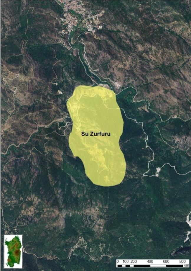 4.6.8 Area mineraria Su Zurfuru Nella miniera di Su Zurfuru, ubicata nei pressi dell abitato di Fluminimaggiore, fu coltivato un giacimento a solfuri misti (Piombo, Zinco, Fluoro).