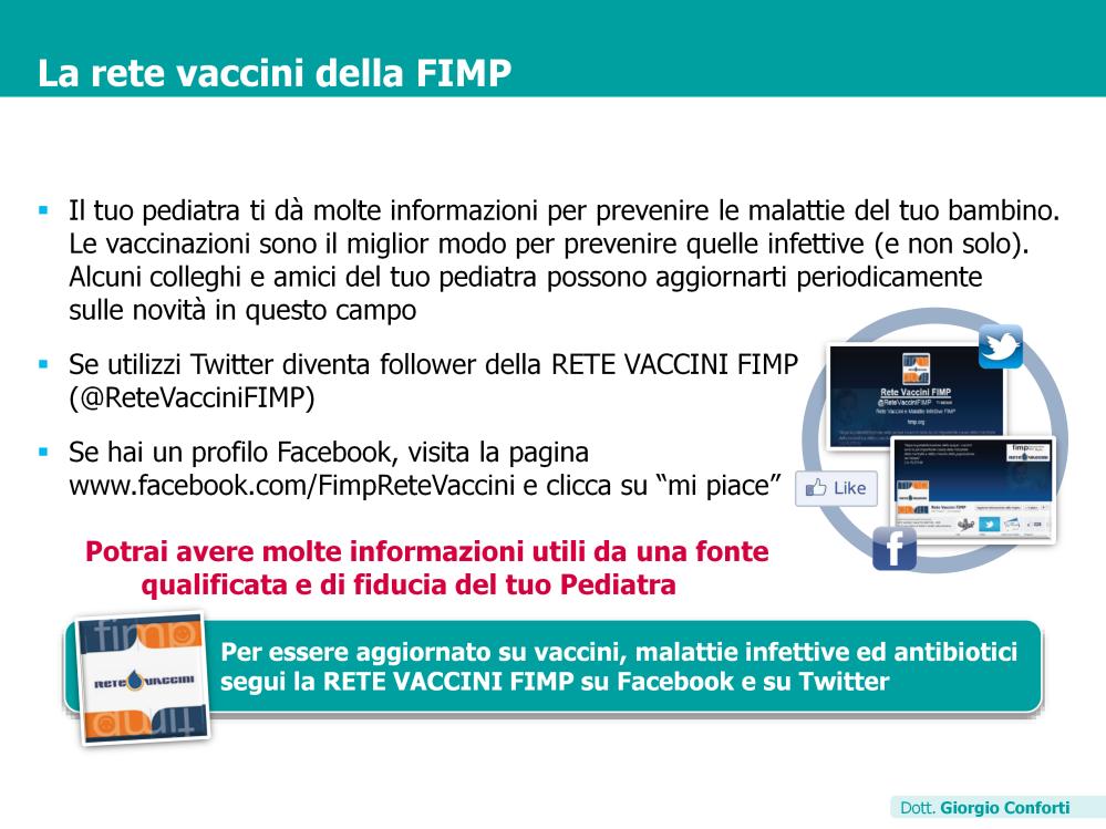 La Federazione Italiana Medici Pediatri con la sua