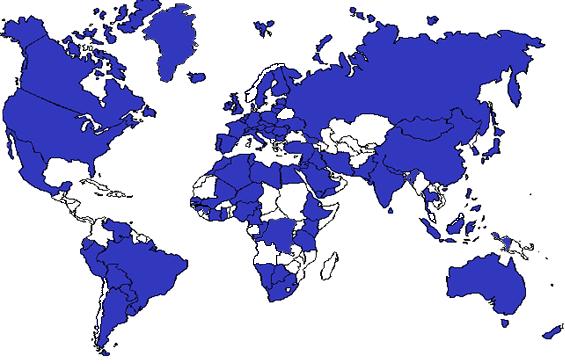 LA PRESENZA DEL WEC NEL MONDO