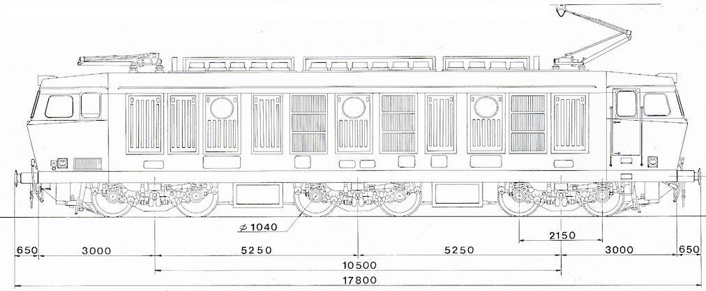 Locomotiva ad azionamento elettronico E.